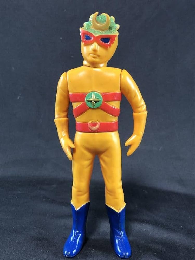 ⚠️昭和レトロ・貴重 レインボーマン 火の化身 万年社 ミドルサイズ
