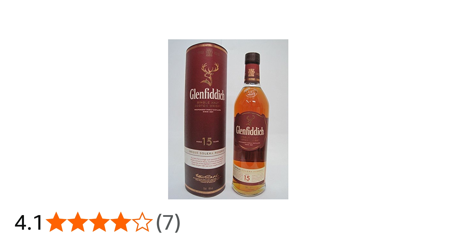 Amazon.co.jp: グレンフィディック15年 ソレラリザーブ 700ml [並行