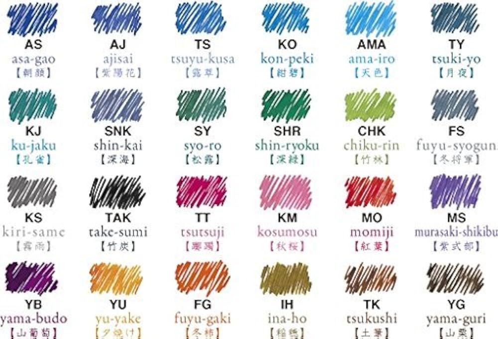 Amazon | パイロット 万年筆インキ ミニ iroshizuku 3色セットC