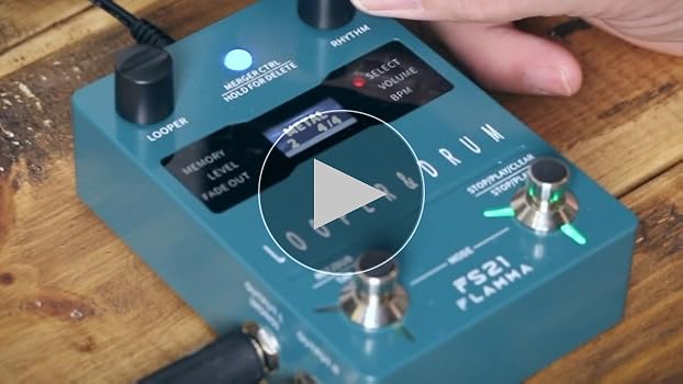 Amazon.com: FLAMMA FS21 Stereo Guitar Looper Pedal & Drum Machine