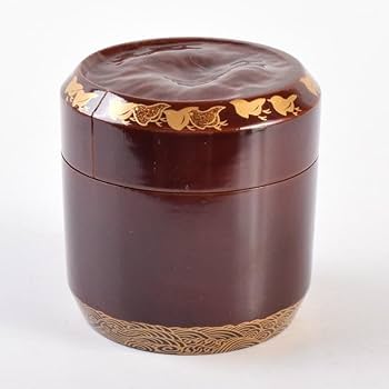 Amazon.co.jp: 茶道具 塗師 川瀬表完作 鳥蒔絵 棗 共箱 V 7027 : おもちゃ