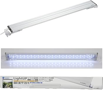 Amazon | 水作 ライトアップ WIDE 600 ホワイト 60-70cm水槽用 | 水作