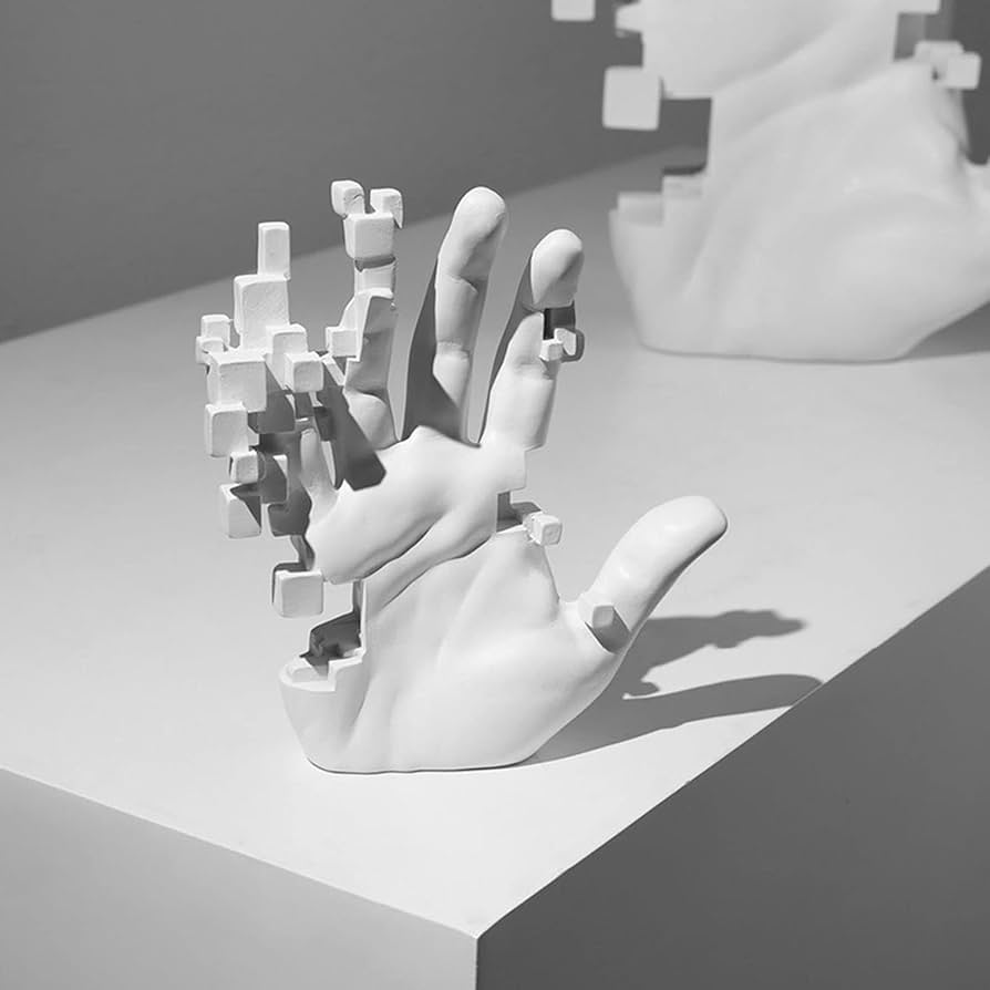 手 オブジェ インテリア 置物 現代アート 芸術 ハンドメイド 一点物