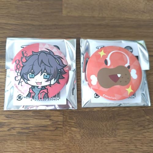 ワイテルズ ポップアップ PUS 缶バッジ broooock SD ロゴ 48個 大幅