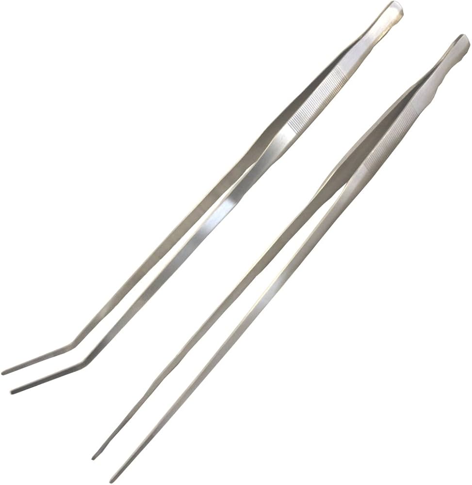 Amazon.co.jp: アクアリウム水草 ロングピンセット 48cm2本セット ADA