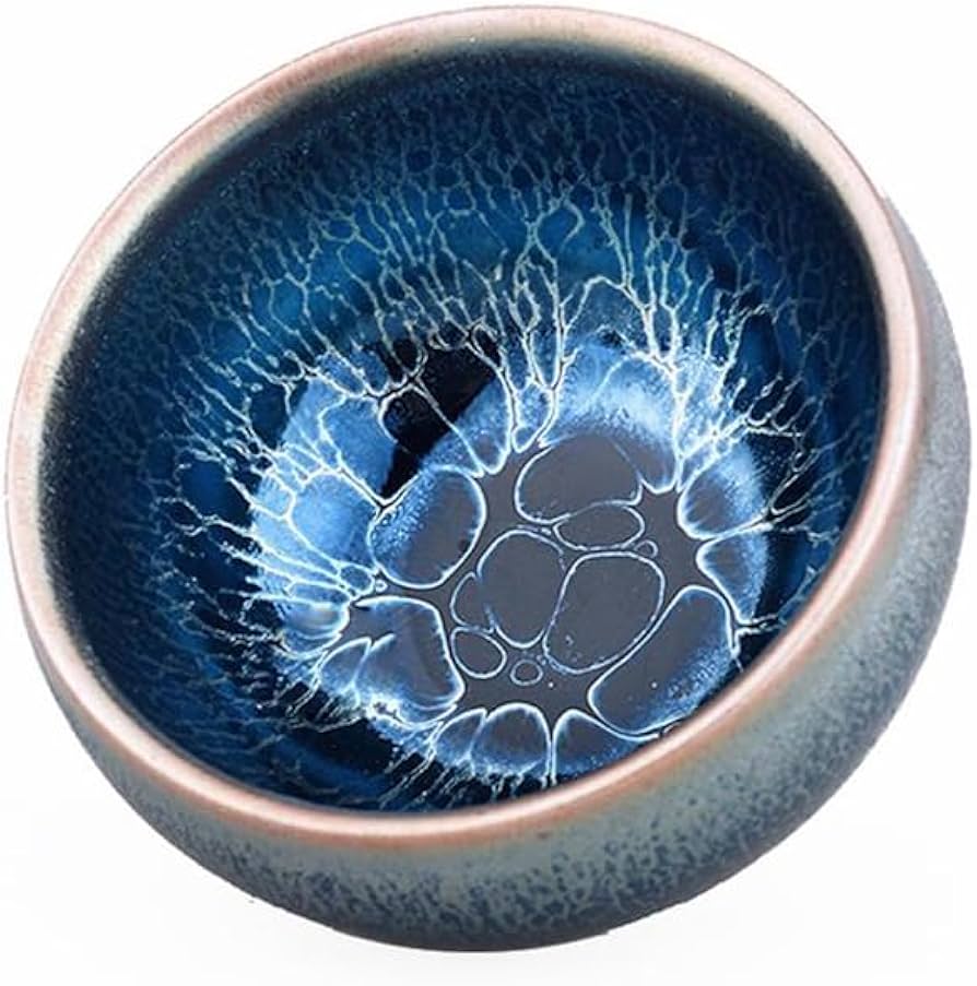 茶道具 油滴天目茶盌 茶椀 建盏 木箱付き 茶道具 油滴天目茶盌 茶椀 建