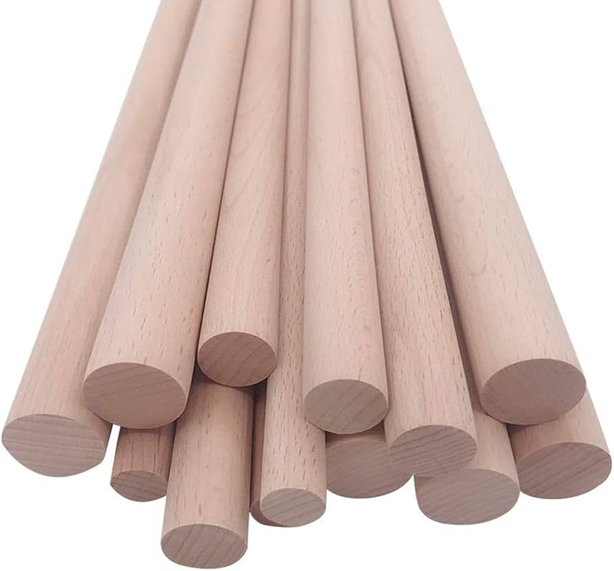 Amazon.co.jp: 丸棒材 米ヒバ 丸棒 欅 丸棒 欅の丸棒 直径18MM 長さ