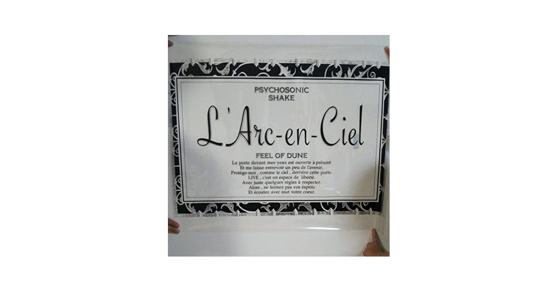 L'Arc～en～Ciel 「FEEL OF DUNE」フライヤー L'Arc～en～Ciel「FEEL