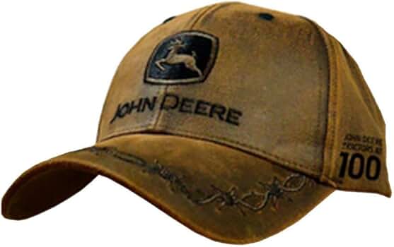 Amazon | John Deere 100 Year Anniversary Oilskin Look Patch Casual