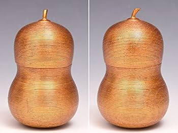 Amazon.co.jp: 畠山 好玉泉堂 倣豊太閤 千成瓢箪 菓子器 共箱 金彩 線