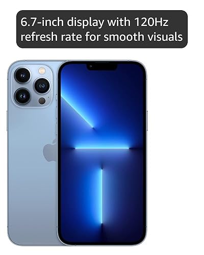 Amazon.com: Apple iPhone 13 Pro Max, 128GB, Sierra Blue - Unlocked