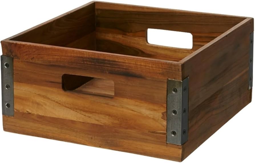 Amazon｜ACME Furniture 収納ケース ボックス収納 ボックス 木製 TROY