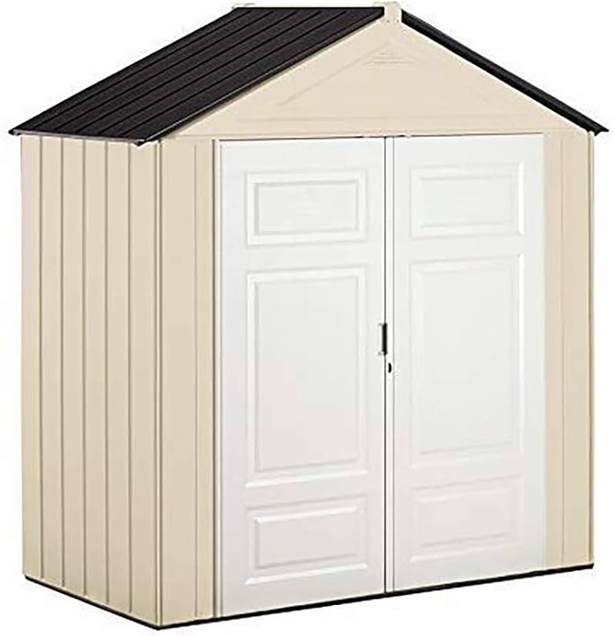 Amazon.com : Rubbermaid Resin Outdoor Storage Shed With Floor (7 x