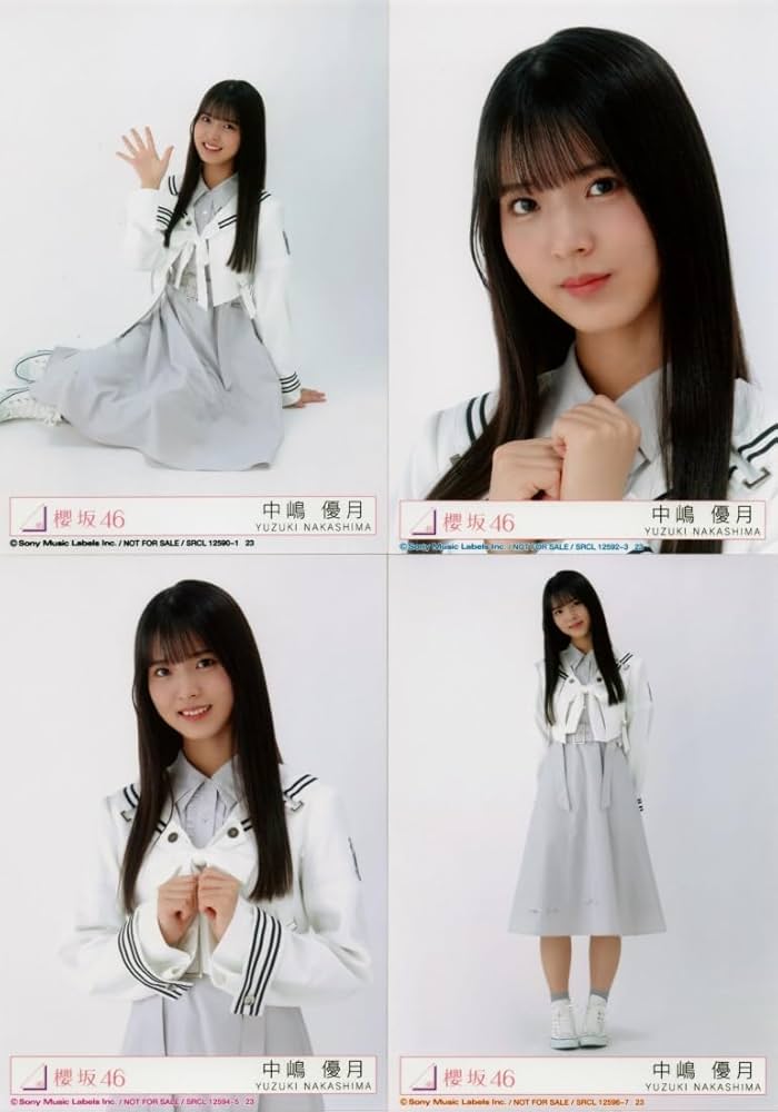 h*o様 櫻坂46 中嶋優月 生写真浴衣 チュウ 直筆サイン 中嶋優月 直筆