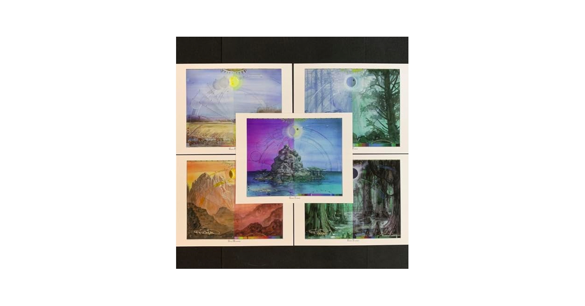 Guru Land島、沼 2枚セット 直筆サイン入り アートプリント 【公式通販】