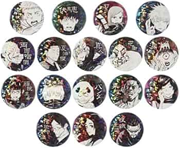 Amazon | 呪術廻戦 オールスター缶バッジ 完全受注生産 ☆全17種
