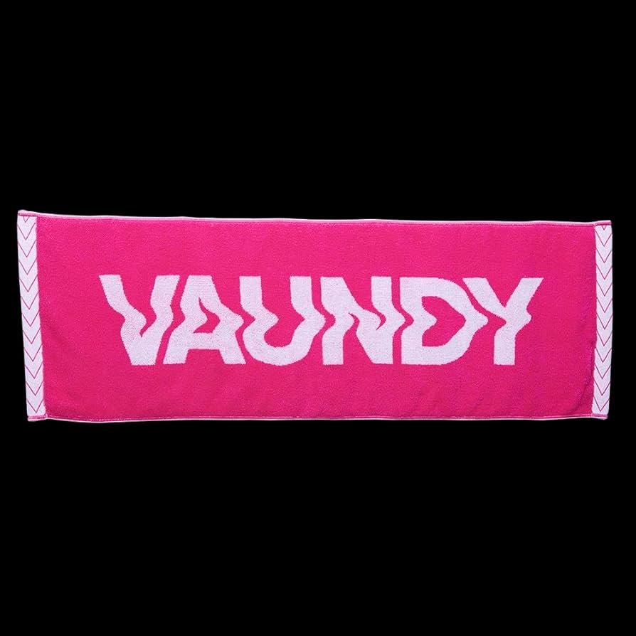 Amazon.co.jp: Vaundy タオル Pink x White : ホーム＆キッチン