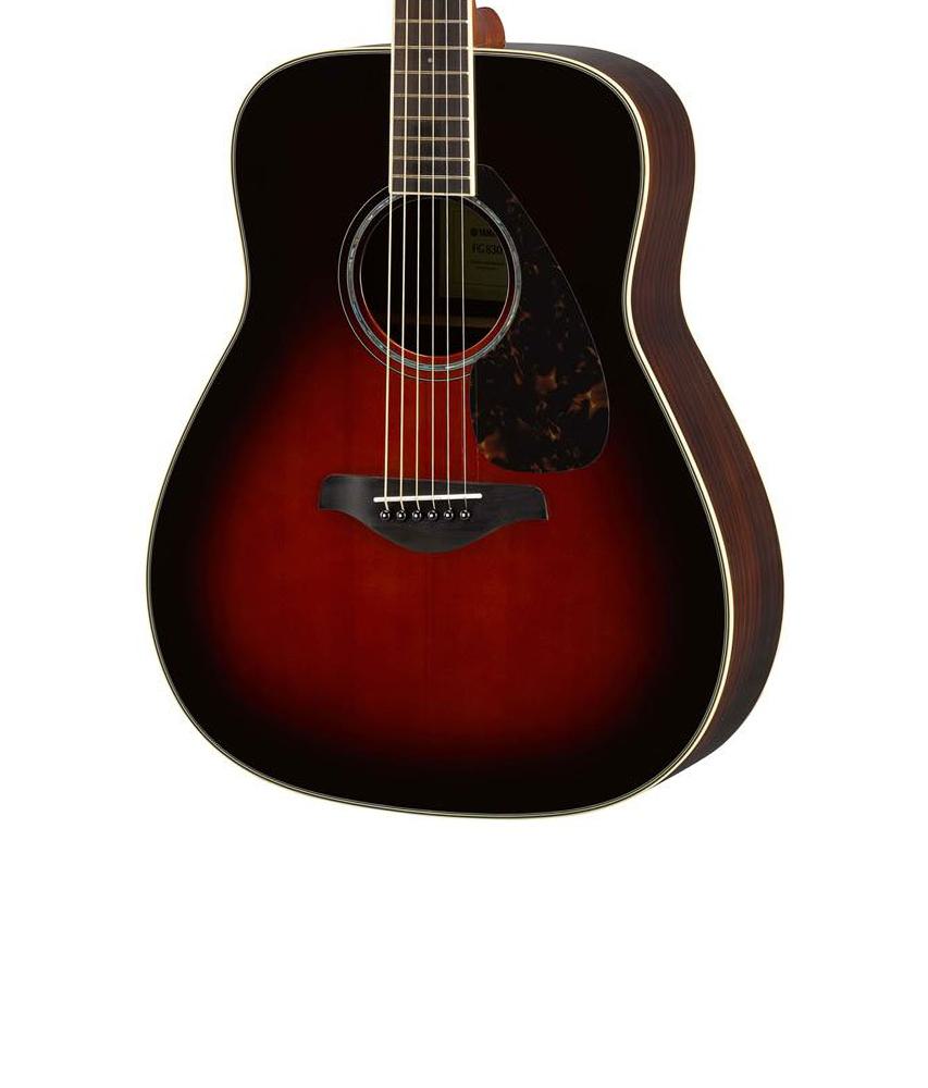 Amazon.com: Yamaha FG830 Solid Top Acoustic Guitar, Tobacco