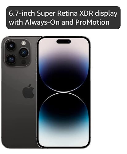 Amazon.com: Apple iPhone 14 Pro Max, 256GB, Space Black - Unlocked