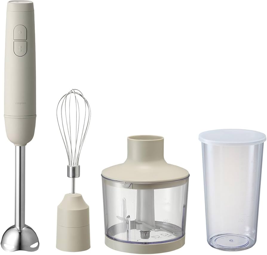 Amazon | simplus ハンドブレンダー フードプロセッサー ブレンダー