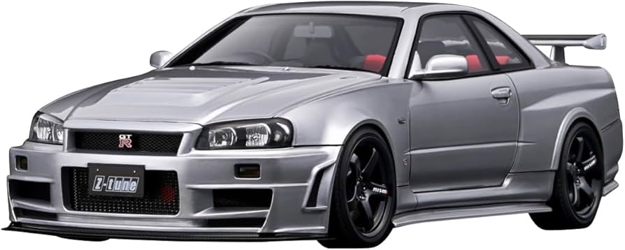 Amazon | ignition model 1/18 ニスモ R34 GT-R Z-tune Silver 完成品