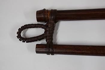 Amazon.co.jp: 茶道具染竹垂撥スイハツ5本組竹製垂発短冊掛け花入掛け