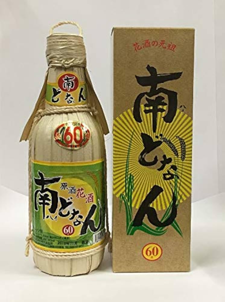 Amazon.co.jp: 泡盛 南(はい)どなん 60度 360ml (クバ巻き) /(名)崎元