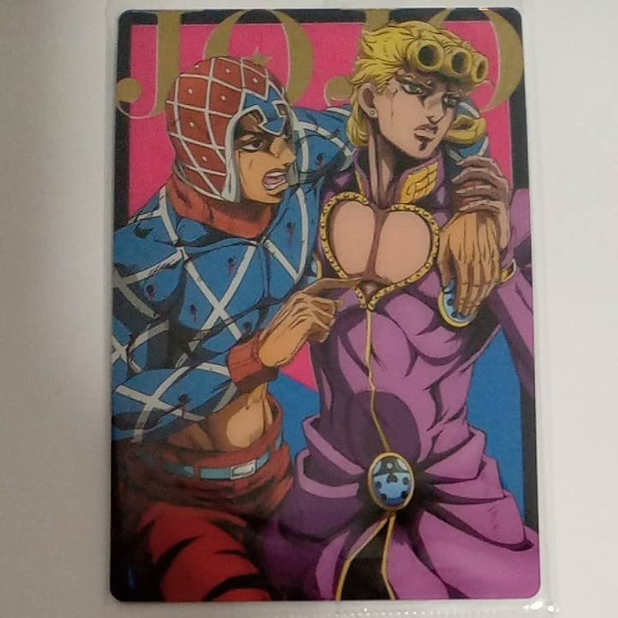 ジョルノ&ミスタ J-638 レアカード ジョジョの奇妙な冒険 ABCカード