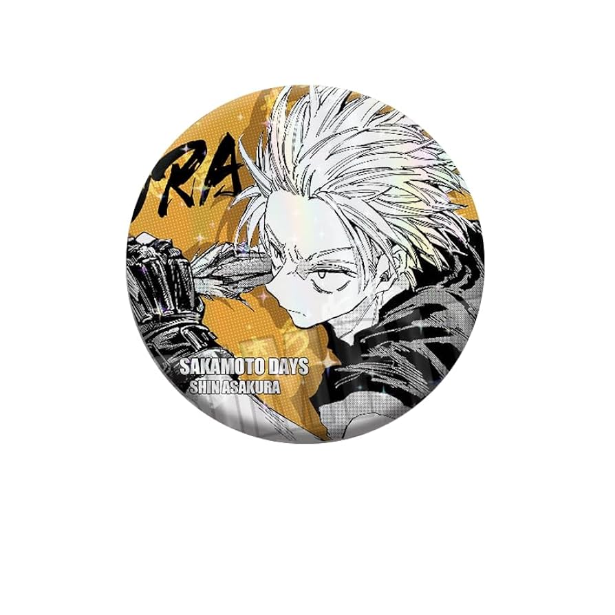 サカモトデイズ キャラクター人気投票 メダル風缶バッジ 缶バッジ 南雲