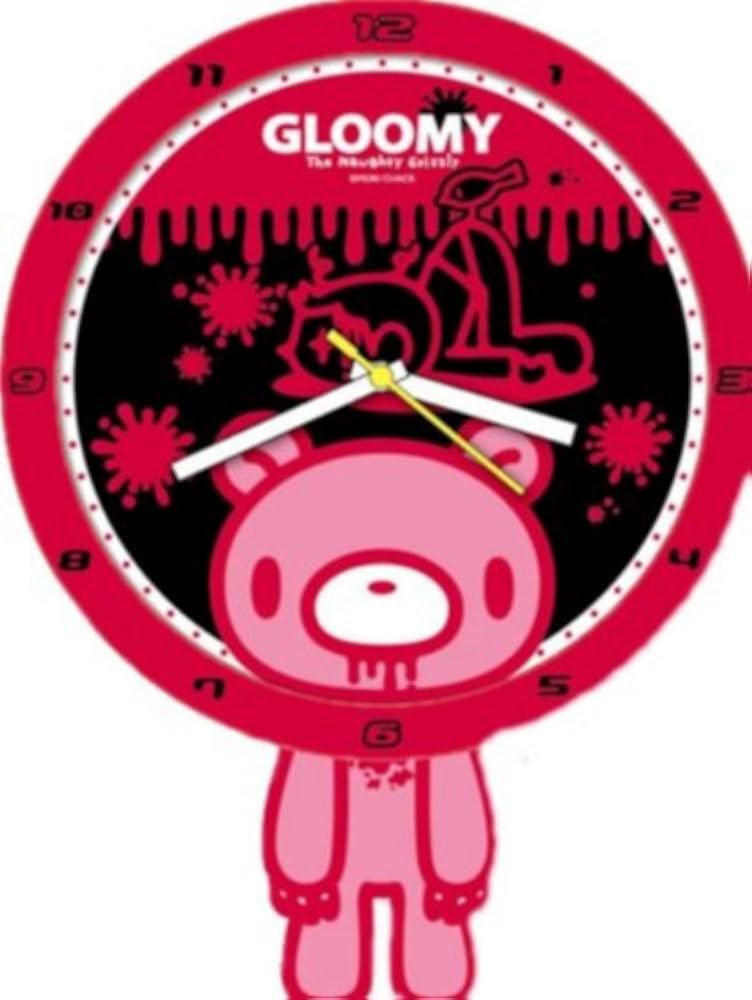 Amazon | グルーミー ムービングクロック レッド | 時計玩具