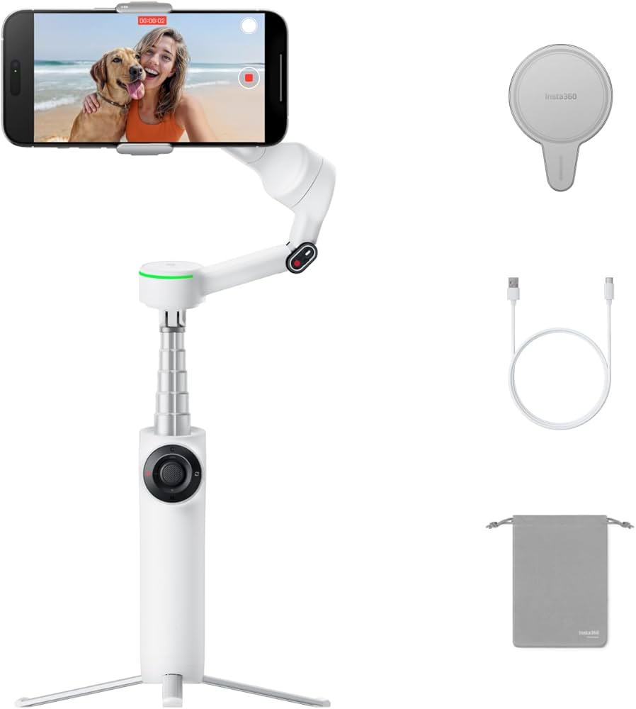 Amazon.co.jp: Insta360 Flow 2 Pro 磁気マウントキット - 折りたたみ