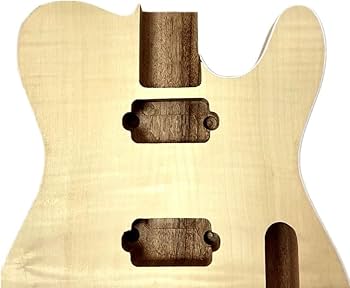 Amazon.co.jp: ！テレキャスタータイプ2ハム未塗装ギターボディ
