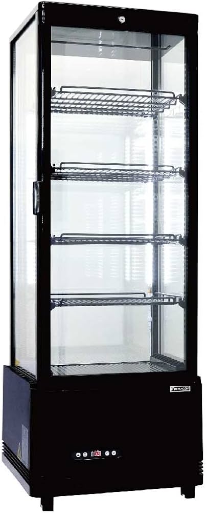 Amazon | レマコム 4面ガラス 冷蔵ショーケース 130L R4G-130SLB