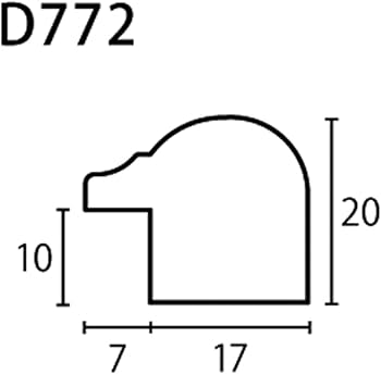 Amazon | ラーソン・ジュール 額縁 D772 正方形 30cm角 (内寸300x300mm