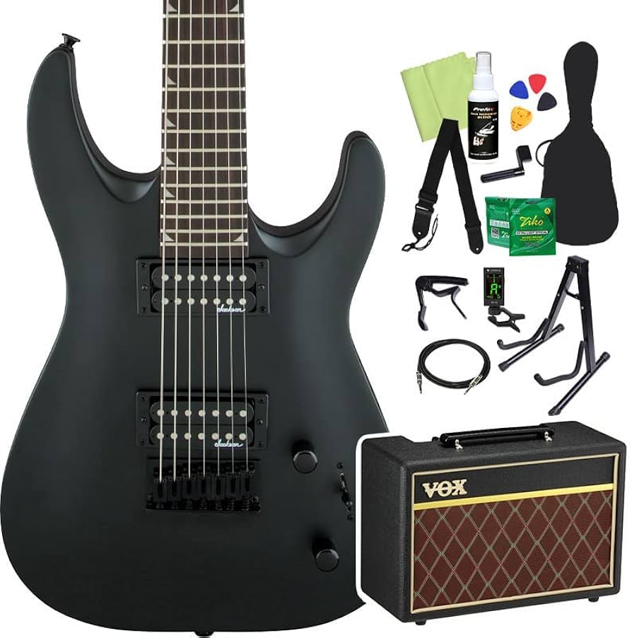 Jackson 7弦ギター ブラック