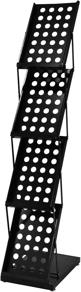 Amazon.co.jp: カタログスタンド 折りたたみ式 4段 片面 マガジン
