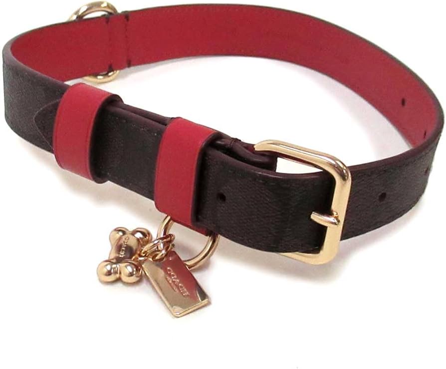 Amazon | コーチ 犬の首輪 COACH アウトレット シグネチャー ペット