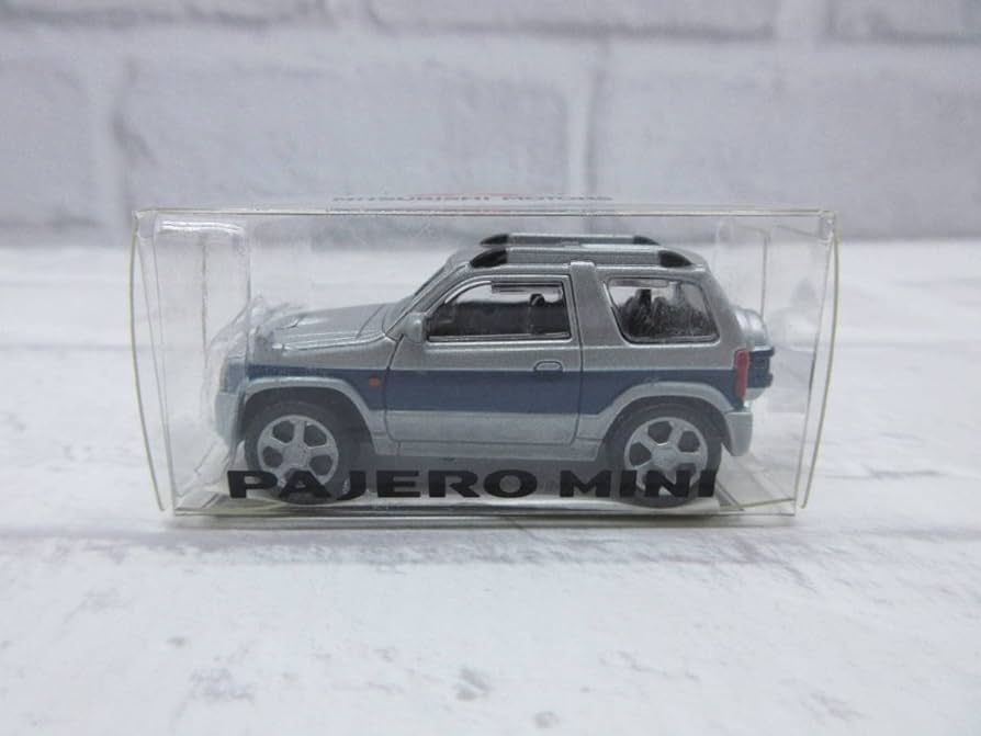 Amazon | 1/64 ミニカー 三菱 パジェロミニ PAJERO MINI ブルー 青