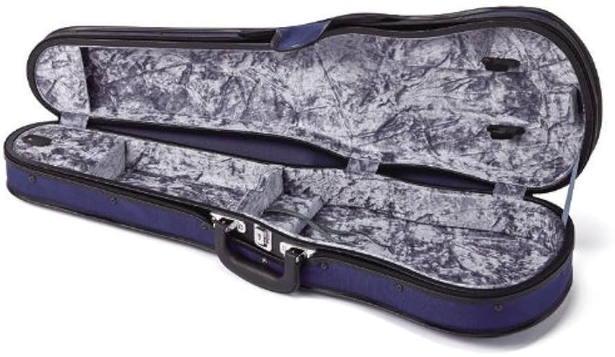 Amazon | 東洋楽器 バイオリンケース ULシェルR ネイビー 4/4サイズ