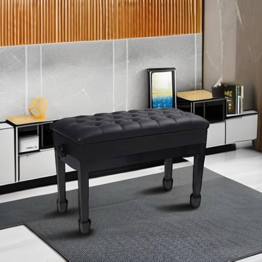Amazon.com: ALAPUR Adjustable Duet Piano Bench with Storage,Heavy