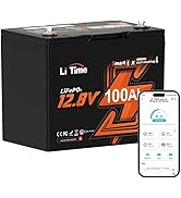 Amazon | LiTime 12V100Ahリン酸鉄リチウムイオンバッテリー 小型化