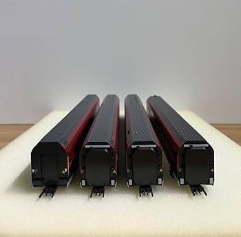 Amazon | ROCO HO 74038 Railjet OBB 4両セット DCC 全室照明付き