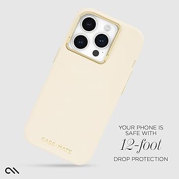 Amazon.com: Case-Mate iPhone 15 Pro Case - Silicone Beige [12ft