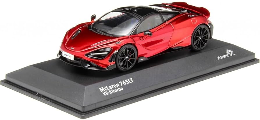 Amazon.com: SOLIDO 1:43 MCLAREN 765 LT Red 2020 : Toys & Games