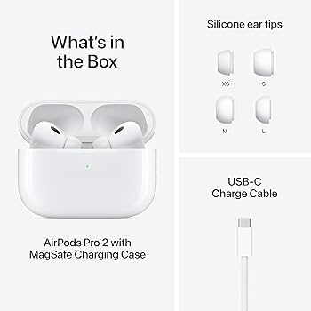 Amazon.com: Apple AirPods Pro 2 Wireless Earbuds, Active Noise
