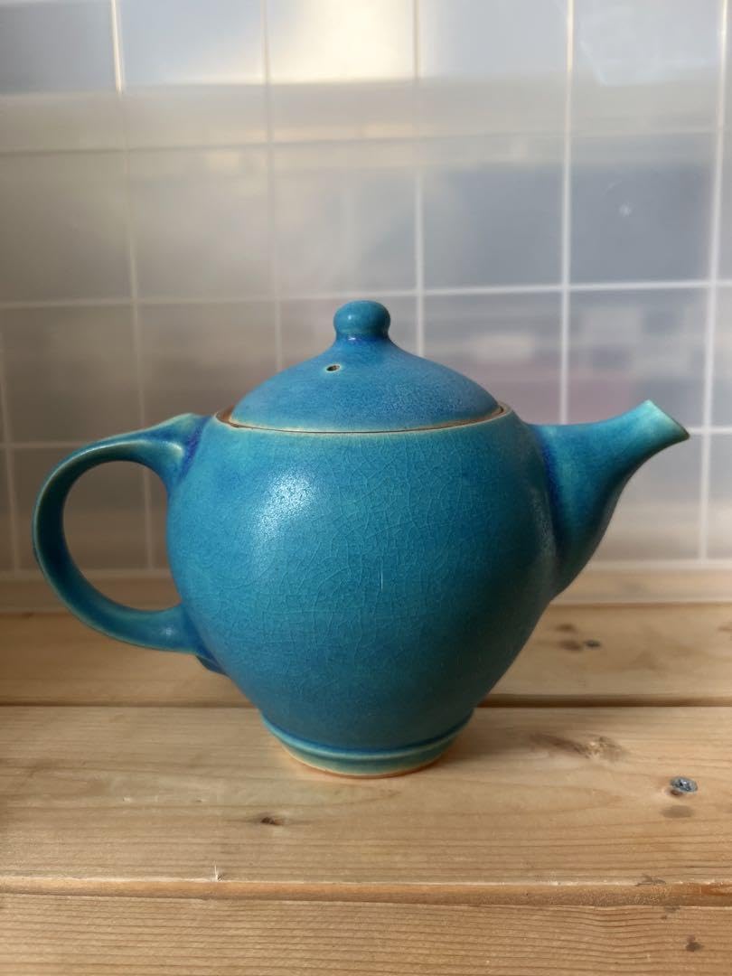 大嶺實清造 藍釉 按瓶 あんびん 大嶺實清造 藍釉 按瓶 あんびん 大嶺實