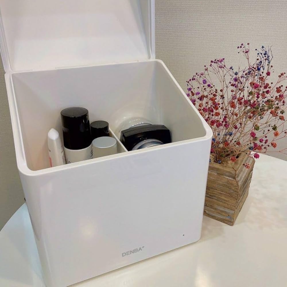 新品未開封】DENBA binno ビーノ化粧品専用ボックス ローズゴールド