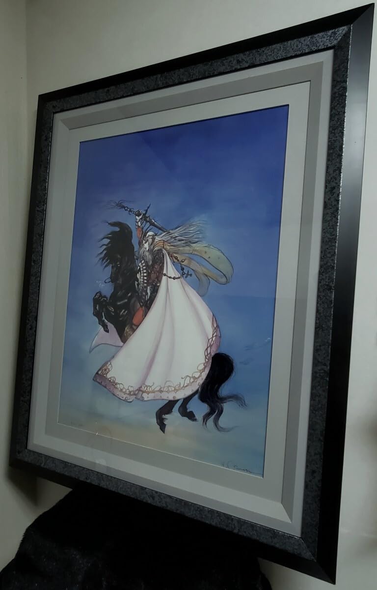 天野喜孝 花と騎士 Yahoo!オークション - 【真作】【WISH】天野喜孝