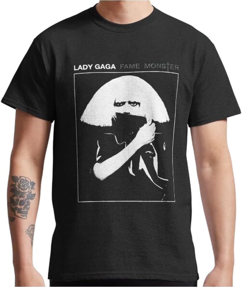 Amazon.com: Lady Gaga Fame Monster Soft Slim Fit T-Shirt Official