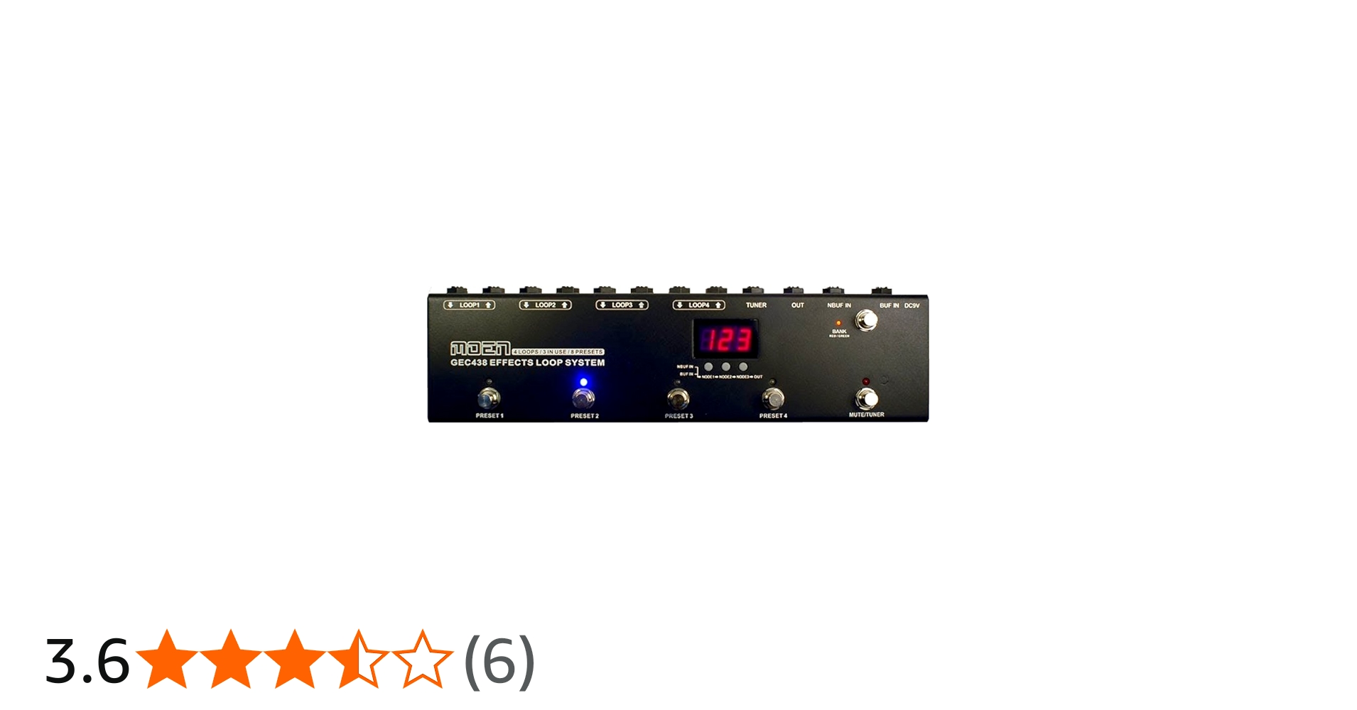 Amazon | MOEN マオン Guitar Effects Commander GEC438 エフェクター